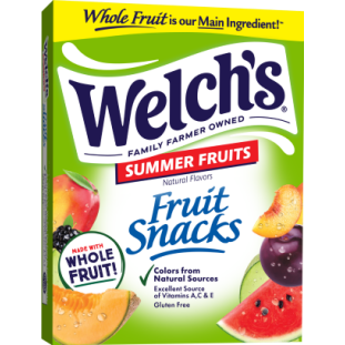 Welch's  Fruit Snacks Summer Fruits